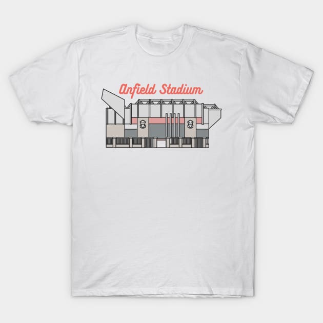 Anfield Stadium T-Shirt by scotmccormack